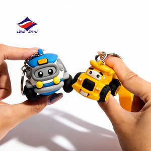 Longzhiyu, usine avec 20 ans d'expérience, porte-clés personnalisés, porte-clés en PVC souple 3D personnalisés, porte-clés en caoutchouc, porte-clés en silicone pour <span class=keywords><strong>voiture</strong></span> - Product Image 1