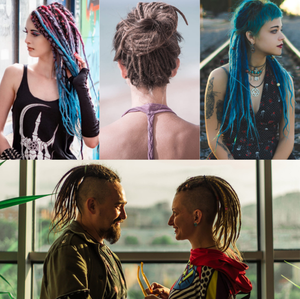 <span class=keywords><strong>Dreadlocks</strong></span> tressées avec enveloppes, extensions capillaires naturelles de 50-60cm de Long, 80 pièces - Product Image 6
