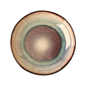 Ngọn lửa lò men Bộ đồ ăn thay đổi bất thường Retro sứ salad mì Bát khách sạn kinh doanh lễ hội tiếp tân Quà Tặng - Product Image 5