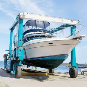 300 Ton 350 Ton 400 Ton Boat Crane Mobile Boat Lift Gantry Crane Marine Travel Lift For Sale
