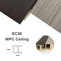 Chine Décoration de plafond en WPC imperméable à l'eau d'intérieur de haute qualité Click panneaux de plafond en pvc pour revêtement de plafond en wpc