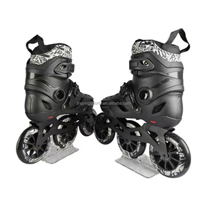 2025 Jingying vente en gros professionnel épaissi en caoutchouc agressif Slalom Freestyle patins à roues alignées <span class=keywords><strong>patin</strong></span> à roulettes pour adultes en plein air - Product Image 4