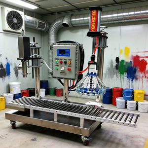 <b>Paint</b> Coating Filling Machine Semi-automatic <b>Paint</b> Filling Machine with One or Two Heads Filling Machine - Product Image 5