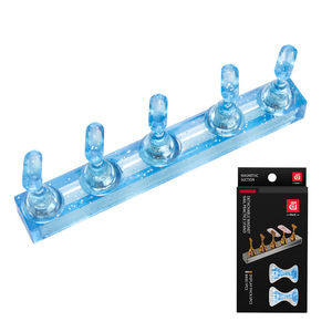 Base para práctica de arte de uñas, soporte para placa de uñas, placa de uñas magnética transparente con diseño de tablero de ajedrez, placa de uñas acrílica resistente. - Product Image 4