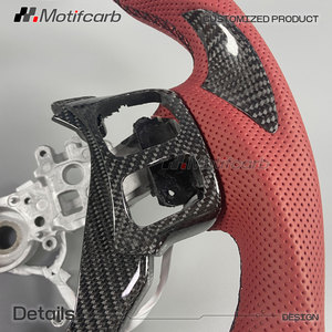 พวงมาลัยคาร์บอนไฟเบอร์ LED แบบกำหนดเองสำหรับ Lexus IS RC NX GS 250 300 300h 350 500 F Sport ปี 2013-2025 อัพเกรดภายใน - Product Image 4