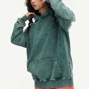 Sudadera con Capucha de Felpa para Hombre, Estilo Lavado Ácido, con Logotipo Personalizado del Fabricante - Product Image 3