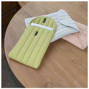 Bolsa de ordenador bordada de doble cara de algodón espacial para <span class=keywords><strong>MacBook</strong></span>, contenedor interior ligero para funda protectora de iPad - Product Image 6
