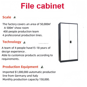 Lemari Logam Dua Pintu untuk Pakaian Staf Kantor dan Siswa Sekolah - Product Image 5