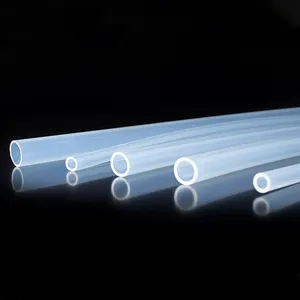 Boa qualidade flexível transparente do psiquiatra do calor superfície lisa tubos PTFE tubo PTFE