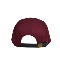 Gorra Vintage Ajustable con Visera Curva, Gorra Deportiva para Exteriores con Parche de Goma, Gorra de 5 Paneles de Tela Común, Gorras de Campamento