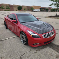 Capot en fibre de carbone nid d'abeille style GTS pour Infiniti G37 Q60 Coupé 2 portes 2008-2015