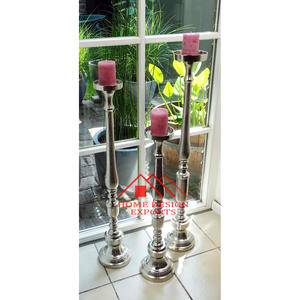 High Quality Aluminium <b>Candle</b> Pillar Stand Unique Design <b>Floor</b> Centerpiece Best Seller Metal <b>Candle</b> <b>Holder</b> - Product Image 4