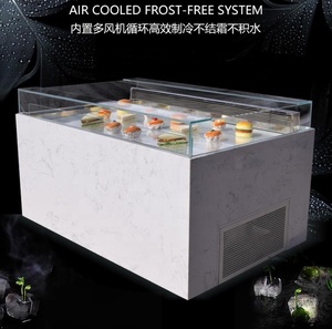 Exhibidor Refrigerado Abierto para Sándwiches y Postres, Refrigerador de Autoservicio para Panadería, Exhibidor de Pasteles - Product Image 2