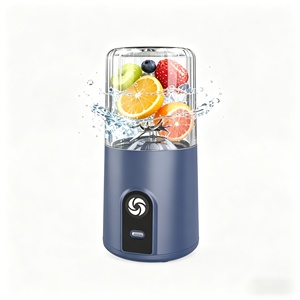 260ml USB Rechargeable <b>Portable</b> Juicer Cup, BPA-Free Mini Blender, Handheld Mixer for Juice Smoothie Travel Home Outdoor Use - Product Image 1
