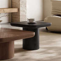 Table Basse Carrée Moderne en Bois de Designer, Offre Spéciale, pour Salon, Mobilier de Luxe pour la Maison, Table à Thé Facile à Nettoyer