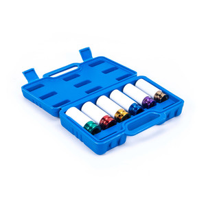 Wholesale Mechanic Tools <strong>Car</strong> <strong>6</strong> <strong>Piece</strong> 1/2 Inch Driver Wheel Lug Nut Deep Impact Wrench Removal Socket <strong>Set</strong> - Product Image 4