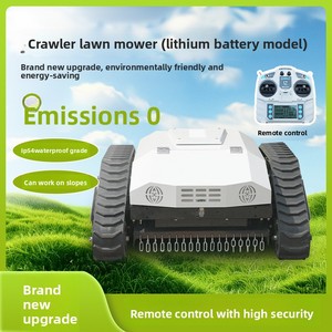 Cortacésped a Control Remoto para Huertos y Campos Inclinados, Robot de Corte Inteligente con Batería de Litio Pequeña, Desbrozadora de Orugas C--17 para Huertos - Product Image 4
