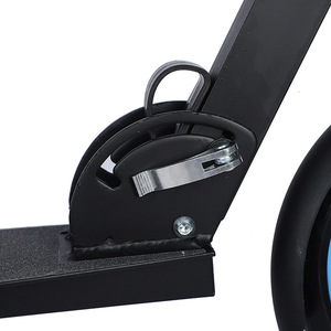Adult Folding Kick <b>Scooter</b> With Large Wheels Black And White YS-CT109 Height Adjustable For Commuting - Product Image 1