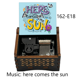 Caja <span class=keywords><strong>Musical</strong></span> de Madera con Mecanismo de Cuerda 'Aquí Viene el <span class=keywords><strong>Sol</strong></span>', 18 Notas, Regalo <span class=keywords><strong>Musical</strong></span> para Amigos, Familia, Fiestas, Decoración para el Hogar y <span class=keywords><strong>la</strong></span> Oficina - Product Image 2