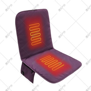 Cojín de Asiento Calefactable con Control de Temperatura USB, Plegable para Camping y Uso en Exteriores, Color Naranja, 100% Poliéster, Tamaño Individual - Product Image 2