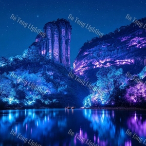 Luminaire d'extérieur pour arbres, conçu pour mettre en valeur les troncs, les branches et les couronnes avec de puissants effets lumineux multicolores - Product Image 3