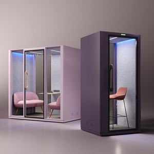 Cabine insonorisée sur mesure avec revêtement intérieur en mousse souple pour bureau, cabine téléphonique, <span class=keywords><strong>studio</strong></span> <span class=keywords><strong>de</strong></span> musique, cabine vocale - Product Image 3