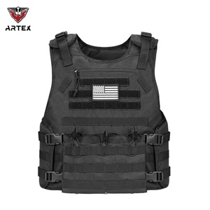 Chaleco Táctico con Bolsillo con Cremallera, Sistema de Correas Molle, Chaleco para Exteriores, Cinturón Ajustable, Chaleco Transpirable para Entrenamiento - Product Image 2