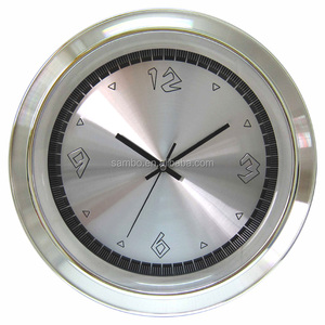 Horloge murale d'horloges de quartz de maison de luxe avec des flèches d'horloge en métal - Product Image 1