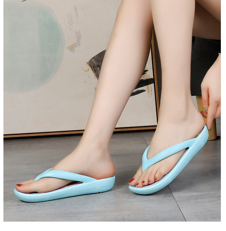 Women Fashion EVA Filpflops Comfortable Non Slip Beach Slides Bedroom Slippers Girls