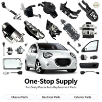 Pièces de rechange automobiles compatibles OEM pour Geely LC Panda MR479Q, incluant le bras de commande du phare avant, le rotule et la biellette de direction
