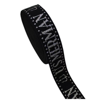 Bande élastique tissée jacquard pour sous-vêtements, ceinture élastique en nylon, élasthanne et lurex scintillant, sangle élastique pour slips et boxers
