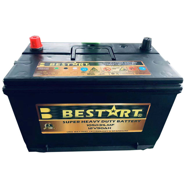 Hybrid Car Battery 105D31LMF 90Ah12V Battery for toyota prius Hybrid Car