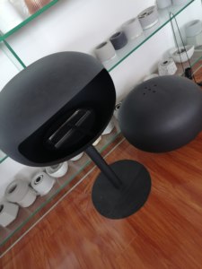 Caminetto a Etanolo Verticale in Acciaio Moderno, Decorativo per Interni ed Esterni, Riscaldamento Domestico, Fiamma Reale Bio Portatile - Product Image 3