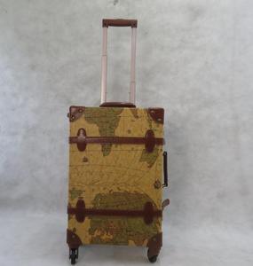 Valigetta Trolley Vintage in pelle sintetica valigetta valigia da <span class=keywords><strong>donna</strong></span> classica valigia da viaggio con manici 300 4 ruote - Product Image 3