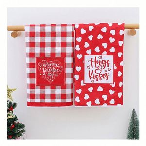 Serviettes de cuisine de Noël, décoration de Noël, hiver, motif écossais noir, cadeaux de Noël pour l'inauguration de la maison, cadeaux pour hôtesse - Product Image 5