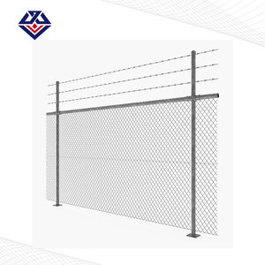 Mạ kẽm PVC Chuỗi liên kết tạm thời hàng rào hàng rào CuộN phụ kiện bài Gates giá/PVC Cyclone Net dệt - Product Image 2