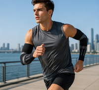 Manchon de compression pour bras homme, stabilisateur articulaire, soutien sportif – Vente chaude