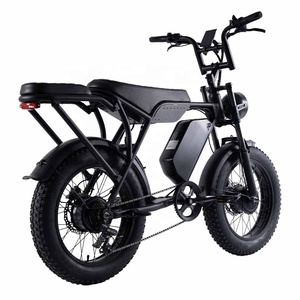 จักรยานไฟฟ้าวิบาก US Stock 60V 30Ah 2000W <span class=keywords><strong>7</strong></span> สปีด 30 ไมล์ต่อชั่วโมง ยางขนาด 20*4 นิ้ว พร้อมเบรกไฮดรอลิกดิสก์เบรก มอเตอร์คู่ - Product Image 1