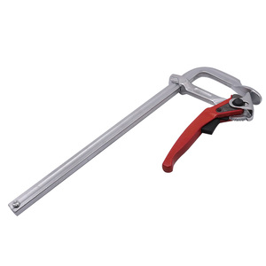 Abrazadera F de trinquete de Metal, sistema de abrazadera de riel de Guía rápida de alta resistencia, herramienta de mano de sujeción - Product Image 4