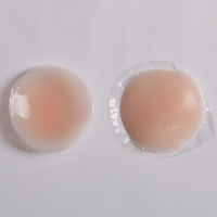 Cache-tétons adhésifs réutilisables et lavables en silicone invisible pour filles