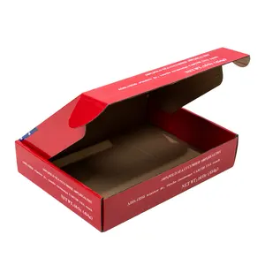 Grosir kotak pengiriman karton kustom dengan logo dicetak kotak warna-warni layanan cetak
