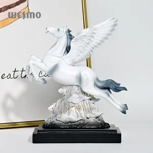 Bürodekoration Fengshui Tischplatte-Schmuck Dekorationen für Haustier Pferd dekorative Statue