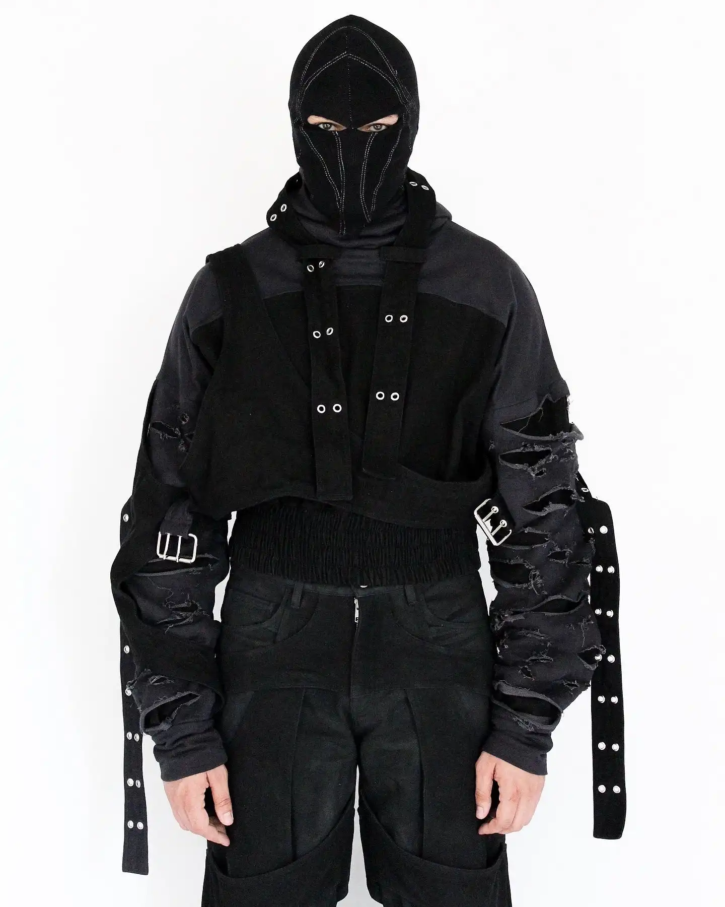 Zhuo Yang Vestuário 2024 moda de rua americana hip hop casaco de beisebol tweed jaqueta de plancton outono e inverno masculino