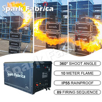 ROTATE FLAMER SF-360 320w 10 mètres Machine à Flamme Tournante pour Scène Extérieure Dj Cirque Concert Événements