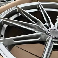 Pour Benz BMW F32 M4 G42 M340 M3 E90 Audi 5x112 Nouvelle jante de voiture de tourisme monobloc en alliage d'aluminium forgé à rayons multiples, concave profond