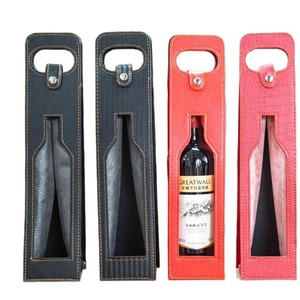 Bán buôn rượu vang đỏ bao bì trong PU hộp với biểu tượng tùy chỉnh thanh lịch túi quà tặng cho những người yêu thích rượu vang - Product Image 1