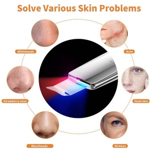 Lámpara de Belleza Roja y Azul, Exfoliante Profunda, de Acero Inoxidable, Impermeable, para Lifting Facial y Reafirmación de la Piel, Limpiador de Poros - Product Image 5