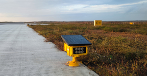 Lumières solaires de piste d'aéroport à vendre dans le système d'éclairage mené portatif de voie de circulation d'aérodrome - Product Image 3