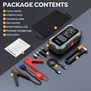 Avviatore di Emergenza per <span class=keywords><strong>Auto</strong></span> 12V 4500A con Pompa d'Aria Multifunzione - Product Image 6