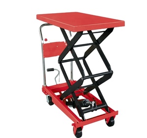 Mesa Elevadora de Tijera Hidráulica <span class=keywords><strong>Manual</strong></span> de 350 kg, 500 kg, 1000 kg, de Buena Calidad, en Oferta - Product Image 1